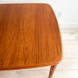 Danish Teak Dining Table w/ Butterfly Leaf