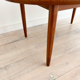 Danish Teak Dining Table w/ 2 Leaves