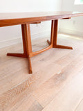 Danish Teak Dining Table w/ 2 Leaves