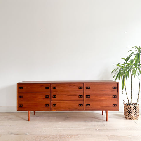 Mid Century Teak 9 Drawer Dresser Atomic Furnishing & Design Mid Century Teak 9 Drawer Dresser Atomic Furnishing & Design