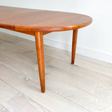 Danish Teak Dining Table w/ 2 Leaves