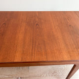 Teak and Rosewood Dining Table