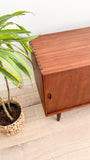 Solid Teak Credenza by Johannes Aasbjerg