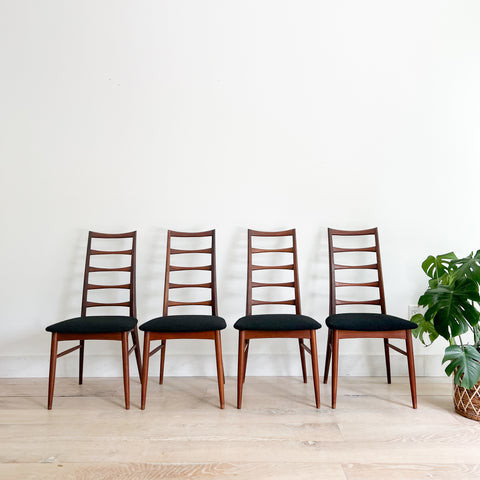 Set of 4 LIs Dining Chairs by Niels Koefoed