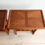 Pair of Vintage Teak End Tables