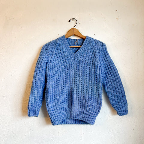 Crochet Sweater Blue