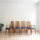 Set of 8 Vintage Teak Dining Chairs