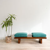 Mid Century Bench w/ Cushions by Hibriten