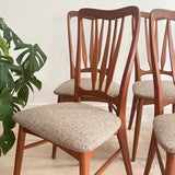 Set of 6 Ingrid Chairs by Niels Koefoed