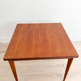 Danish Teak Flip Top Dining Table