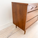 Bassett Low 6 Drawer Dresser