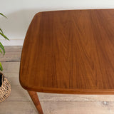 Danish Teak Dining Table w/ Butterfly Leaf