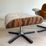 Eames Style Rosewood Lounge Chair + Ottoman