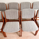 Set of 10 Arne Vodder Teak Dining Chairs