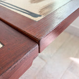 Danish Teak Tile Top Dining Table