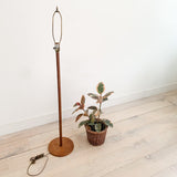 Mid Century Walnut Floor Lamp