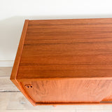 Danish Teak Credenza w/ Sliding Doors