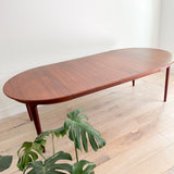 Johannes Andersen Teak Dining Table w/ 2 Leaves