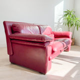 Nicoletti Postmodern Leather Sofa
