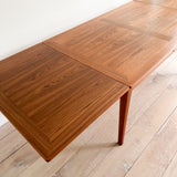 Danish Teak Expandable Dining Table