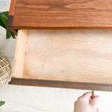 Mid Century Walnut Nightstand