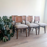 Set of 6 Hibriten Dining Chairs - New Upholstery