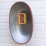 Embroidery in XL Vintage Oval Frame