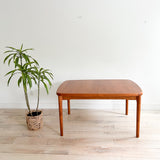 Danish Teak Dining Table w/ Butterfly Leaf