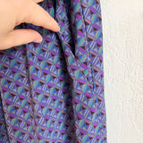 Purple Geometric Print Skirt - sz 12