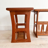 Pair of Vintage Teak End Tables