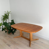 Niels Otto Moller for Gudme Solid Teak Dining Table w/ 2 Leaves