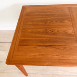 Danish Teak Expandable Dining Table