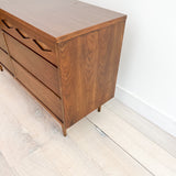 Bassett Low 6 Drawer Dresser