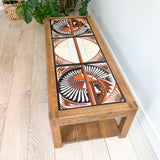 Vintage Southwestern Coffee Table w/ Coasters