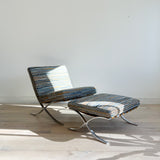 Barcelona Style Lounge Chair + Ottoman