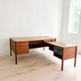 Jens Risom Walnut Desk