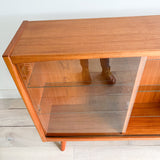 Danish Teak Curio Cabinet