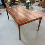 Mid Century Rosewood Expandable Dining Table