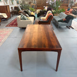 Mid Century Rosewood Expandable Dining Table