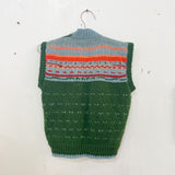 60s Hand Knit Vest xs/sm/med