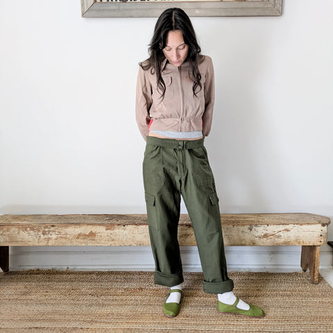 Deadstock Cotton Military Pants