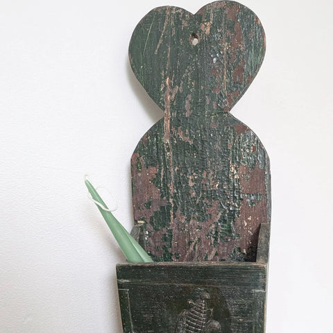 Marvelous Handmade Antique Candlebox