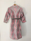 1930s Pink & Gray Beacon Robe