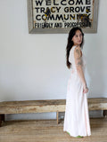 1940s Pink Rayon Slip Dress