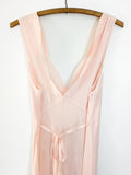 1940s Pink Rayon Slip Dress