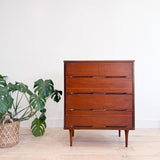 Mid Century Highboy w/ Tapered Legs