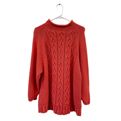 90s LIMITED Coral Cable Knit- S/M