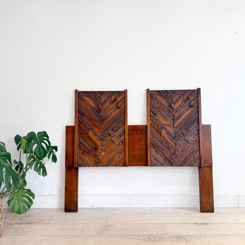 Lane Pueblo Brutalist Queen/Full Headboard