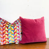 22" Multicolor Velvet (Pair with Inserts)