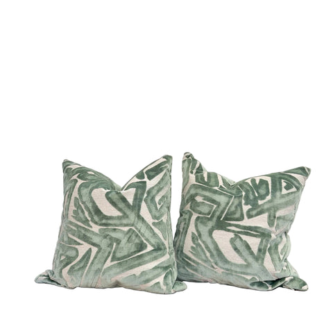 22" S. Harris Mint (Pair with Inserts)